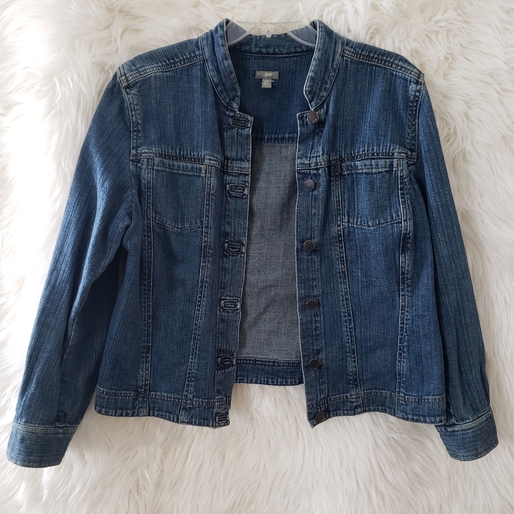 J Jill Jean Jacket